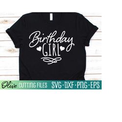 Birthday Girl Svg, Party Svg, Birthday Squad Svg, Cameo Cricut, Birthday Svg, Birthday Shirt, Cameo Cricut, Cut File, Si