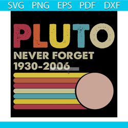 Pluto never forget 1930 to 2006 svg, Pluto svg, Pluto shirt, never forget pluto svg, never forget pluto shirt, pluto 200