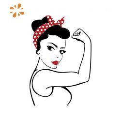 Rosie the riveter svg free, trending svg, rosie svg, strong women svg, instant download, silhouette cameo, shirt design,