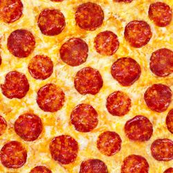 pepperoni pizza 23 Tileable Repeating Pattern