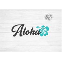 Instant SVG/DXF/PNG Aloha svg, summer svg, summer quote, summer phrase svg, dxf, cut file, silhouette, cricut, beach svg