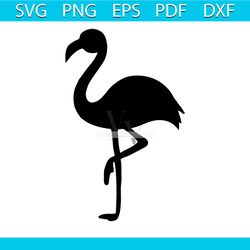 Flamingo free svg, bird svg free, animals svg, digital download, silhouette cameo, free vector files, pink flamingo svg,