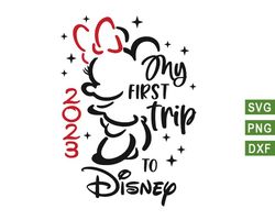 My First To Trip svg, Minnie Mouse Vacation svg, Disney Trip svg, Magical Kingdom svg, My First Trip To Magical