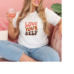 Love Yourself SVG PNG PDF, Self Love Club Svg, Motivational Svg, Mental Health Svg, Girl Power Svg, Teacher Svg, Be Kind