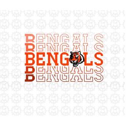 Bengals PNG, Football Sublimation Design, Digital Download, Png Design, PNG files, Instant Png Download