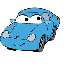 QualityPerfectionUS Digital Download - Cars Sally Carrera - PNG, SVG File for Cricut, HTV, Instant Download