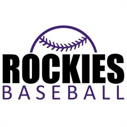Rockies SVG, Baseball SVG, Baseball Shirt SVG, Digital Download, Cut File, Sublimation, Clipart (includes svg/dxf/png/jp