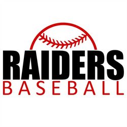 Raiders SVG, Raiders Baseball SVG, Baseball Shirt SVG, Digital Download, Cut File, Sublimation, Clipart (includes svg/dx