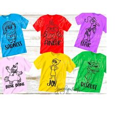 Inside Out SVG Bundle Anger Sadness Joy Bing Bong Fear Disgust Shirt Digital Iron On Silhouette Download 6 Inside Out 36