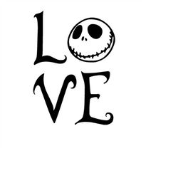 QualityPerfectionUS Digital Download - The Nightmare Before Christmas Love - PNG, SVG File for Cricut, HTV, Instant Down