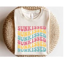 Sunkissed summer sun svg, Retro summer svg, Sunshine shirt svg, Vacay mode svg, Summertime svg, Beach life svg