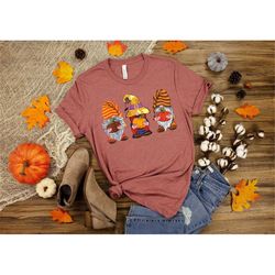 Thanksgiving Gnomes Shirt, Gnome Shirt, Pumpkin Shirt, Thanksgiving with my Gnomies, Happy Thanksgiving Shirt, Hello Fal