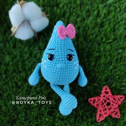 Unique Crochet Droplet Crap: Petite and Charming, 1.2 oz, 5.9 inches – Limited Edition!