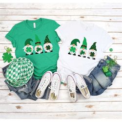 St Patrick's Day Gnomes Shirt, Gnomes Shirt, Happy St Patrick's Day Shirt, Clover Shirt, St Patrick's Day Shirt, Irish S