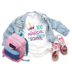 100 Days of School, Teacher Gifts, Teacher Appreciation, 100 Days Brighter, Back to School Shirt, 100 magical days of sc
