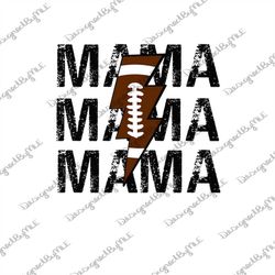 football mama bolt png, svg, football, mama, lightning bolt football, instant download
