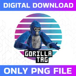 Retro Gorila Tag Png, Gorilla Tag Monke Png, Gorilla design Png, High quality design Digital Download