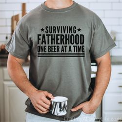 Surviving Fatherhood SVG PNG, Funny Dad svg, Dad Shirt svg, Father's Day svg, Best Dad Ever svg, New Dad svg, Cricut Cut