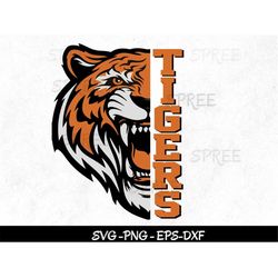 Tigers svg Tigers face svg tigers Bengal football team svg Tigers School Mascot SVG, Go tigers American football Teams l