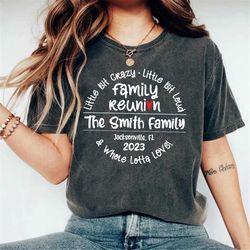 Custom Family Reunion Shirt, Family Shirt, Family Reunion Shirt, Family Love Tee, Personalized Family Tees, Family Toget