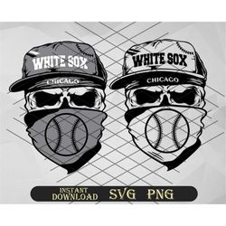 White Sox Baseball Svg