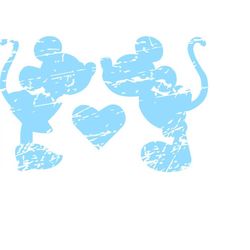 QualityPerfectionUS Digital Download - Mickey and Minnie Mouse - PNG, SVG File for Cricut, HTV, Instant Download