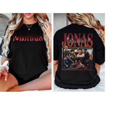 I Love Hot Dads Jonas Brother Shirt, Vintage Jonas Brothers Shirt, Joe Jonas Homage shirt, Jonas Retro 90's Sweater, Jon