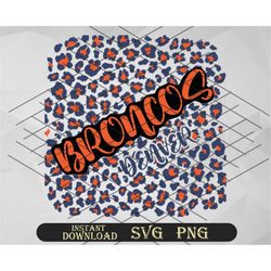 Broncos Svg Instant Download