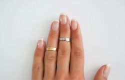 Simple Starling Silver Ring, Minimalist Ring, Birthday Gift