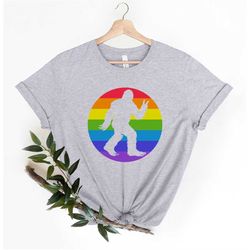 Big Foot Pride Shirt, Big Foot Shirt, Pride Love Shirt, Pride Shirt, Lgbt Love Shirt, Lgbtq Love Shirt, Cool Pride Shirt