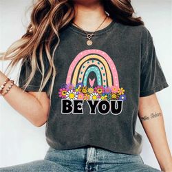Be You Shirt, Retro LGBTQ Shirt, Groovy Pride Shirt, Kids LGBTQ Shirts, Love Is Love, Rainbow Pride Shirt, Queer Shirt,