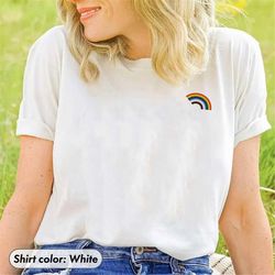 Rainbow Pocket Pride Shirt,LGBT Pocket Shirt,Pride Month Gift,Gay Pride T-Shirt,Pride Shirt Men,Womens Rainbow Tshirt,LG