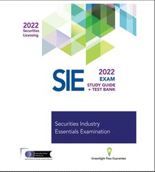 securities industry essentials exam study guide 2022 test bank