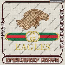 NCAA American University Eagles Gucci Embroidery Design, NCAA Teams Embroidery Files, NCAA Machine Embroidery