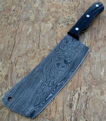 handmade damascus cleaver chopper chef knife butcher knife kitchen knife