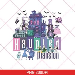 Retro The Haunted Mansion Map PNG, Vintage Haunted Mansion PNG, Disney Halloween Oversized PNG, Mickey And Friends PNG