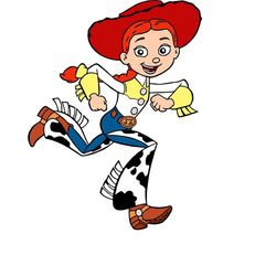 QualityPerfectionUS Digital Download - Toy Story Jessie - PNG, SVG File for Cricut, HTV, Instant Download