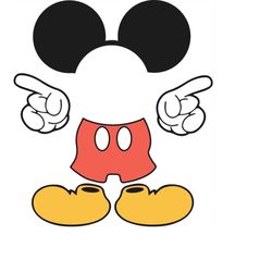 QualityPerfectionUS Digital Download - Mickey Mouse - PNG, SVG File for Cricut, HTV, Instant Download