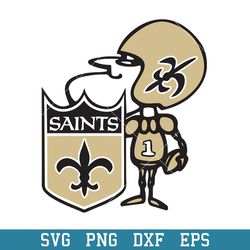 New Orleans Saints Player Football Svg, New Orleans Saints Svg, NFL Svg, Png Dxf Eps Digital File