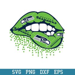 Seattle Seahawks Lips Svg, Seattle Seahawks Svg, NFL Svg, Png Dxf Eps Digital File