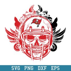 Skull Helmet Floral Tampa Bay Buccaneers Svg, Tampa Bay Buccaneers Svg, NFL Svg, Png Dxf Eps DIgital File