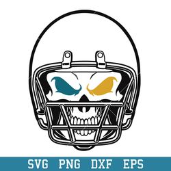 Skull Helmet Jacksonville Jaguars Svg, Jacksonville Jaguars Svg, NFL Svg, Png Dxf Eps Digital File