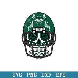 Skull Helmet Patterns New York Jets Svg, New York Jets Svg, NFL Svg, Png Dxf Eps Digital File