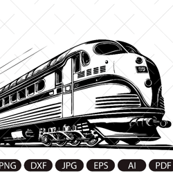 Train SVG/retro train svg/ flights train svg/ transportation svg/ decal/ stencil/ vinyl / cut file/ cricut/ cuttable fil