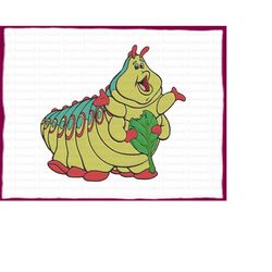Heimlich A Bugs Life Filled Embroidery Design - Instant Download