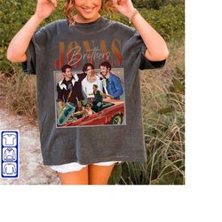 Jonas Brothers Shirt Vintage 90s, Jonas Five Albums One Night Tour Shirt, Jonas Brothers Shirt, Jonas 90's Tee, Comfort