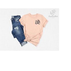 Pocket Size Disney T-Shirts, Minimal Elephant Shirt, Pocket Animal Line Art Shirt, Gift For Minimalist, Funny Party Tee,