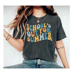 Schools Out For Summer Shirt, Last Day Of School Shirt, Back To School Shirt, Funny Teacher Sweatshirt, Teacher Summer V