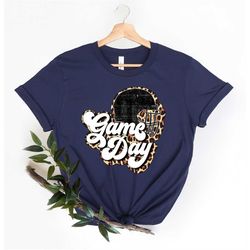 game day football shirt, game day cheetah shirt, football shirt, football lover shirt, football fan shirt, football chee