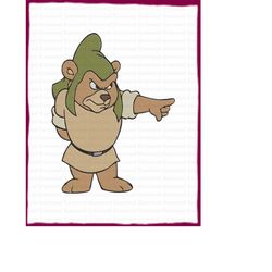 Gruffi Gummi Gummi Bears Fill Embroidery Design 4 - Instant Download